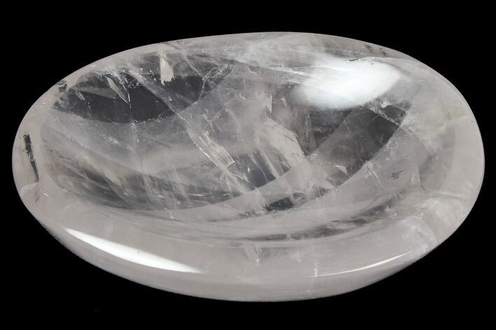 Polished Rose Quartz Dish #365167